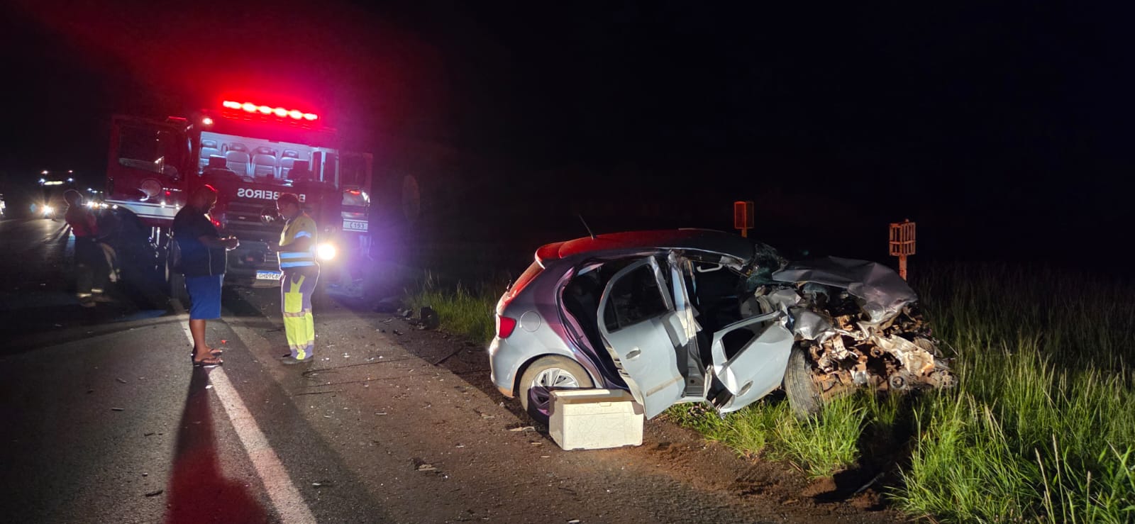 Motorista fica gravemente ferido na Faria Lima