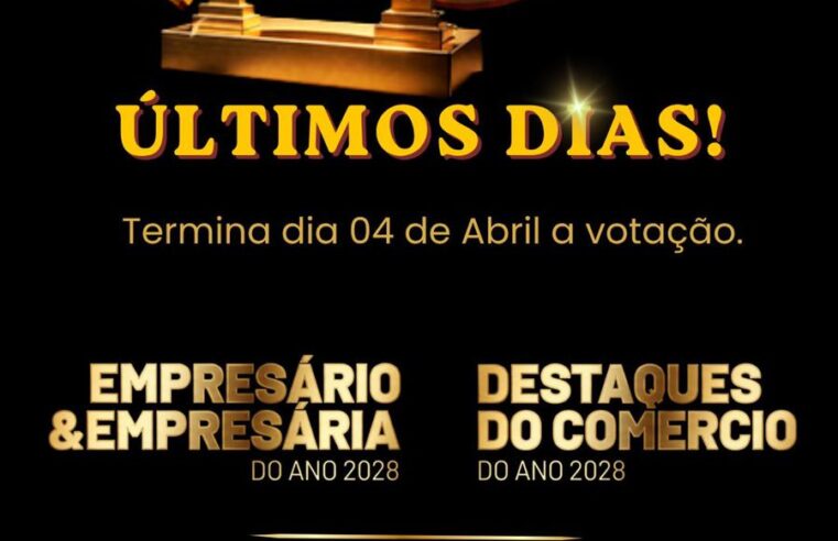 Pesquisas Empresário e Empresária do Ano e Destaques do Comércio da ACIB e Sincomercio têm prazo prorrogado