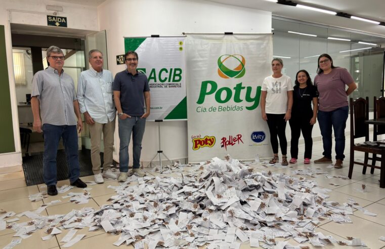 ACIB e Sincomercio realizam sorteio da promoção “Páscoa Divertida” em Barretos