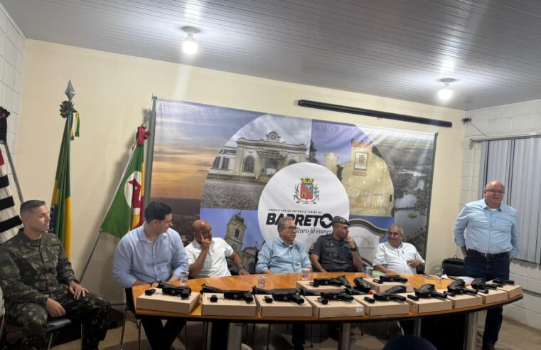 Ronda Municipal recebe armas de choque elétrico da cidade 