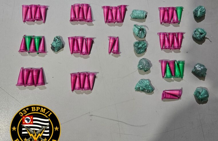 Mulher é presa por tráfico de drogas no bairro Dom Bosco