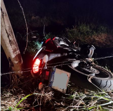 Motociclista morre após acidente em vicinal em Taiúva