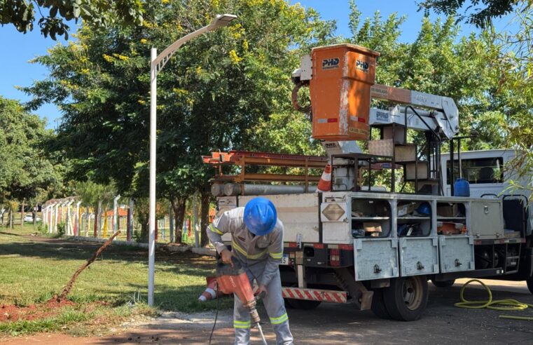 Projeto “Mais Luz, Mais Vida”, da Barretos Inteligente, leva 40 novos pontos de iluminação ao Parque dos Lagos