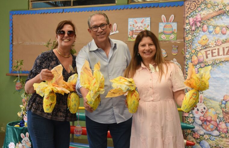 Páscoa em Barretos: Prefeitura realiza entrega de mais de 12 mil ovos para alunos da Rede Municipal