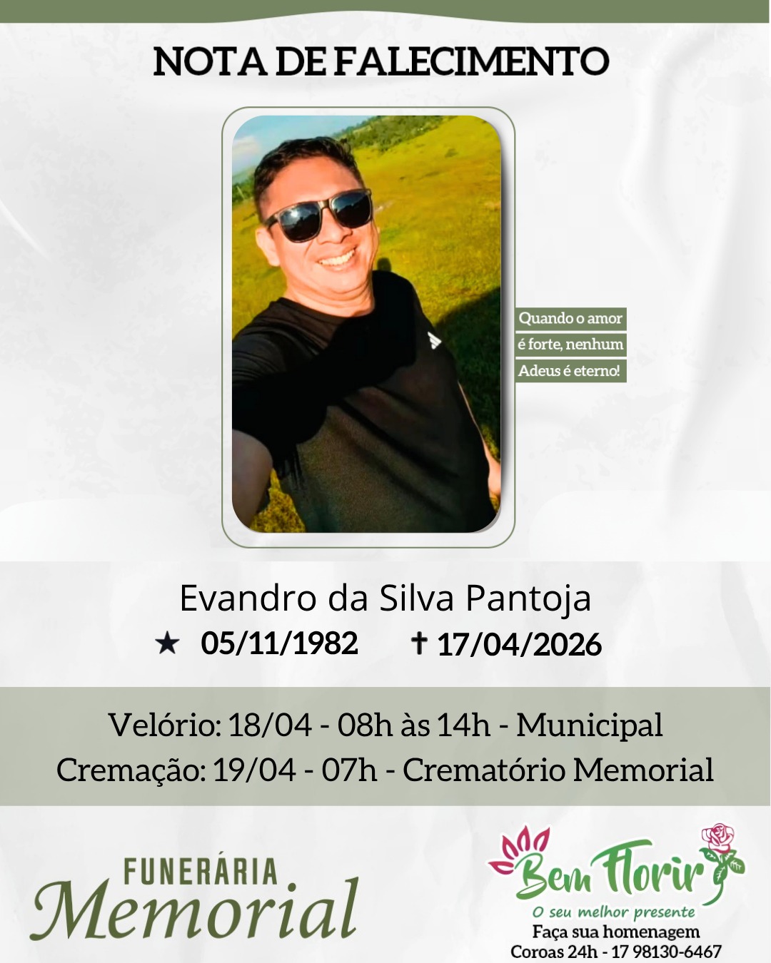 Jornalista Evandro Pantoja falece aos 43 anos em Barretos