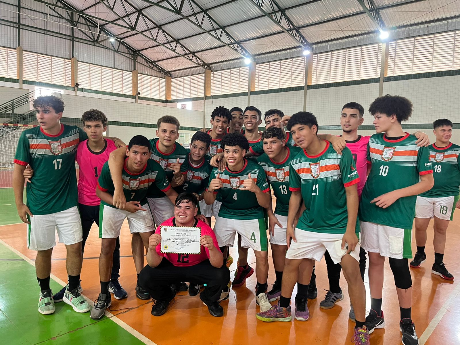 Handebol barretense é superado por Itatiba