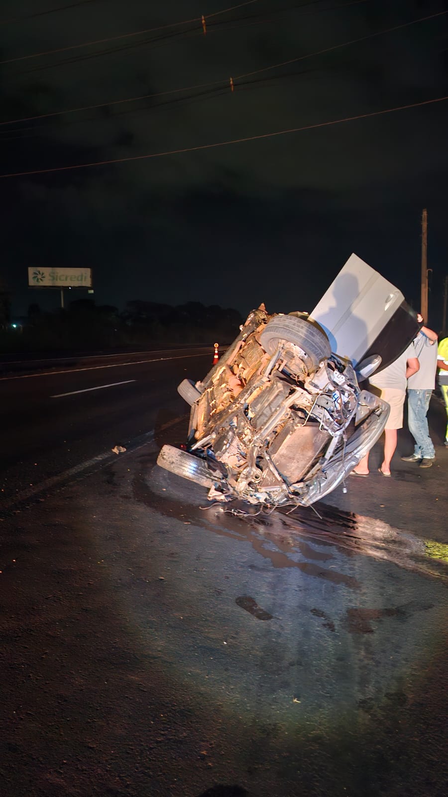 Acidente na Faria Lima deixa três feridos na madrugada de hoje