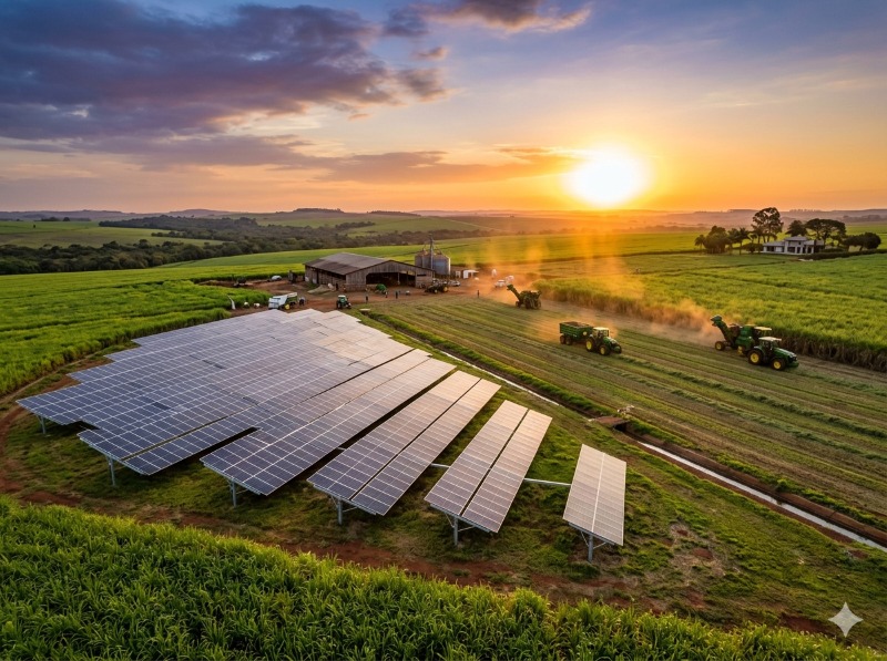 Energia solar promete impactar o agronegócio