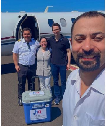 Operação aérea viabiliza transplante cardíaco no interior paulista durante a Páscoa
