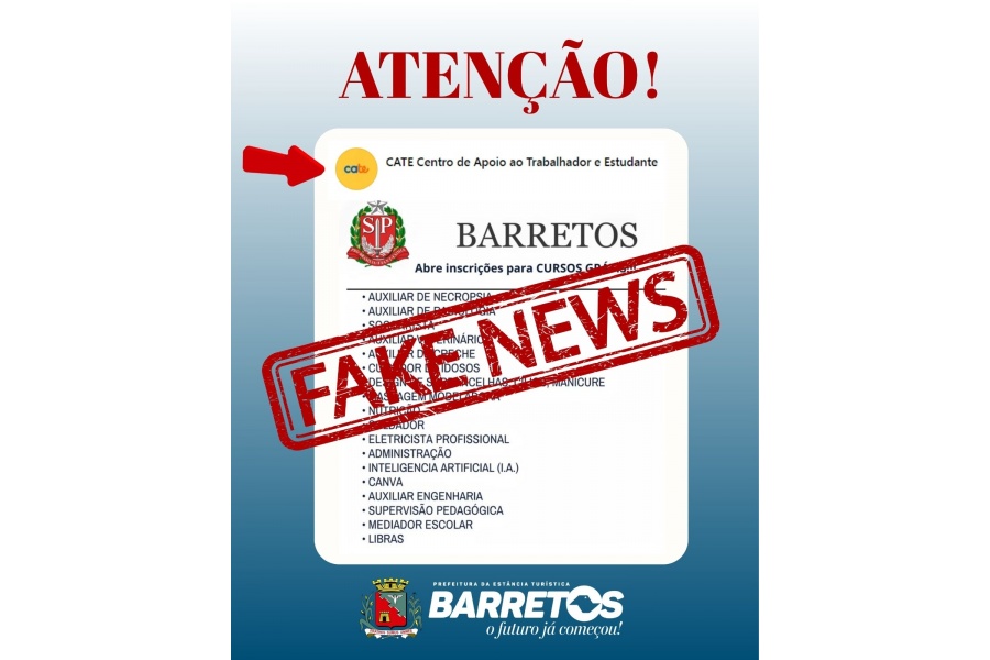 ALERTA À POPULAÇÃO: NÃO CAIA EM GOLPE!