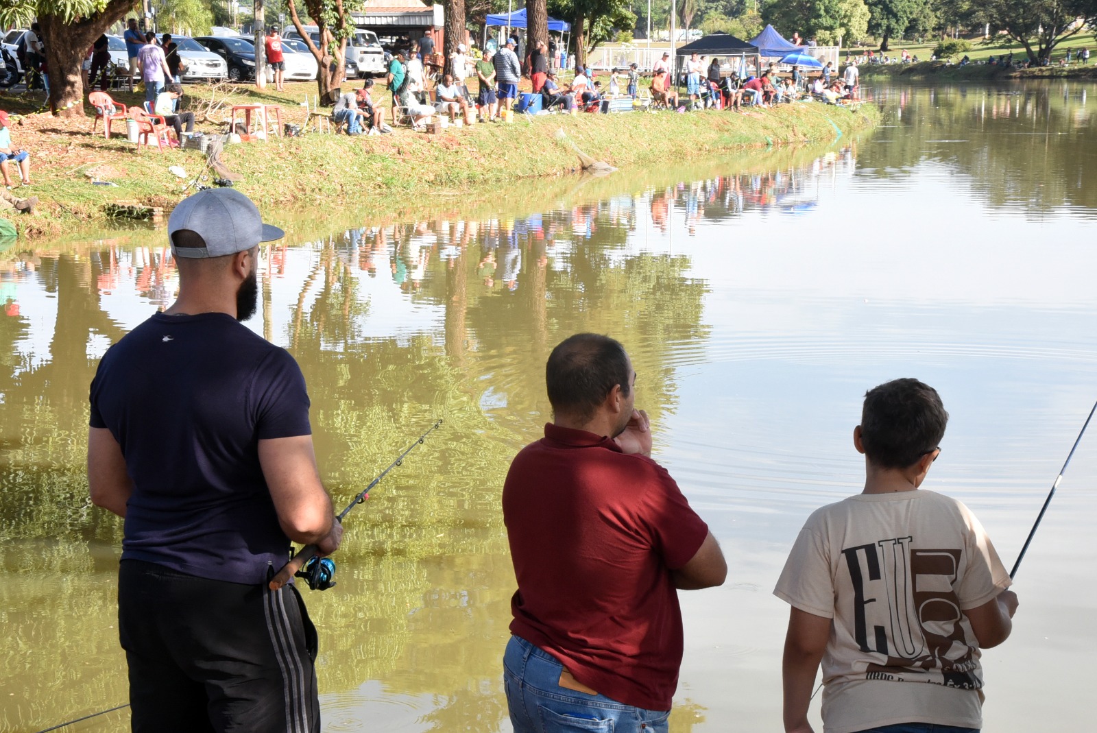 População e turistas marcam presença no Festival Soberano no Parque dos Lagos ao longo de todo o domingo, 24