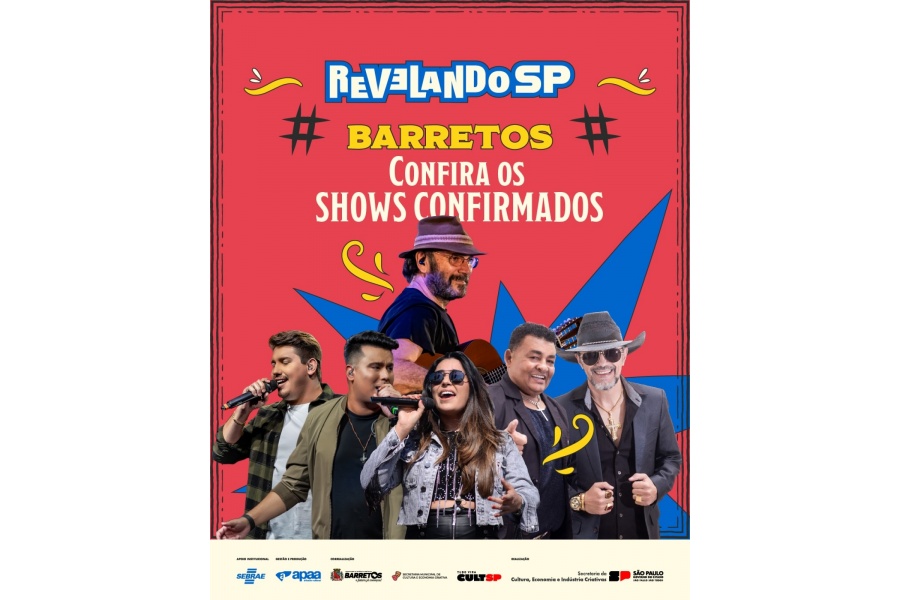 Revelando SP Barretos 2026 divulga programação completa do festival