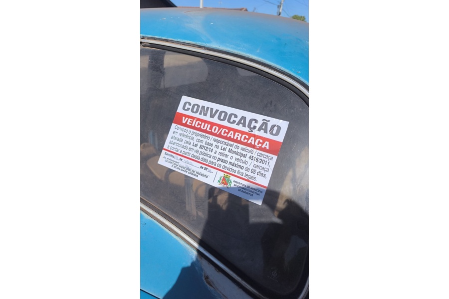 Prefeitura reforça fiscalização e remoção de veículos abandonados em vias públicas de Barretos