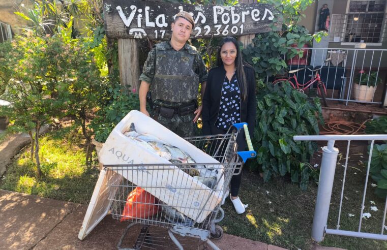 Polícia Ambiental apreende redes, embarcação e mais de 43 quilos de pescado irregular em Colômbia