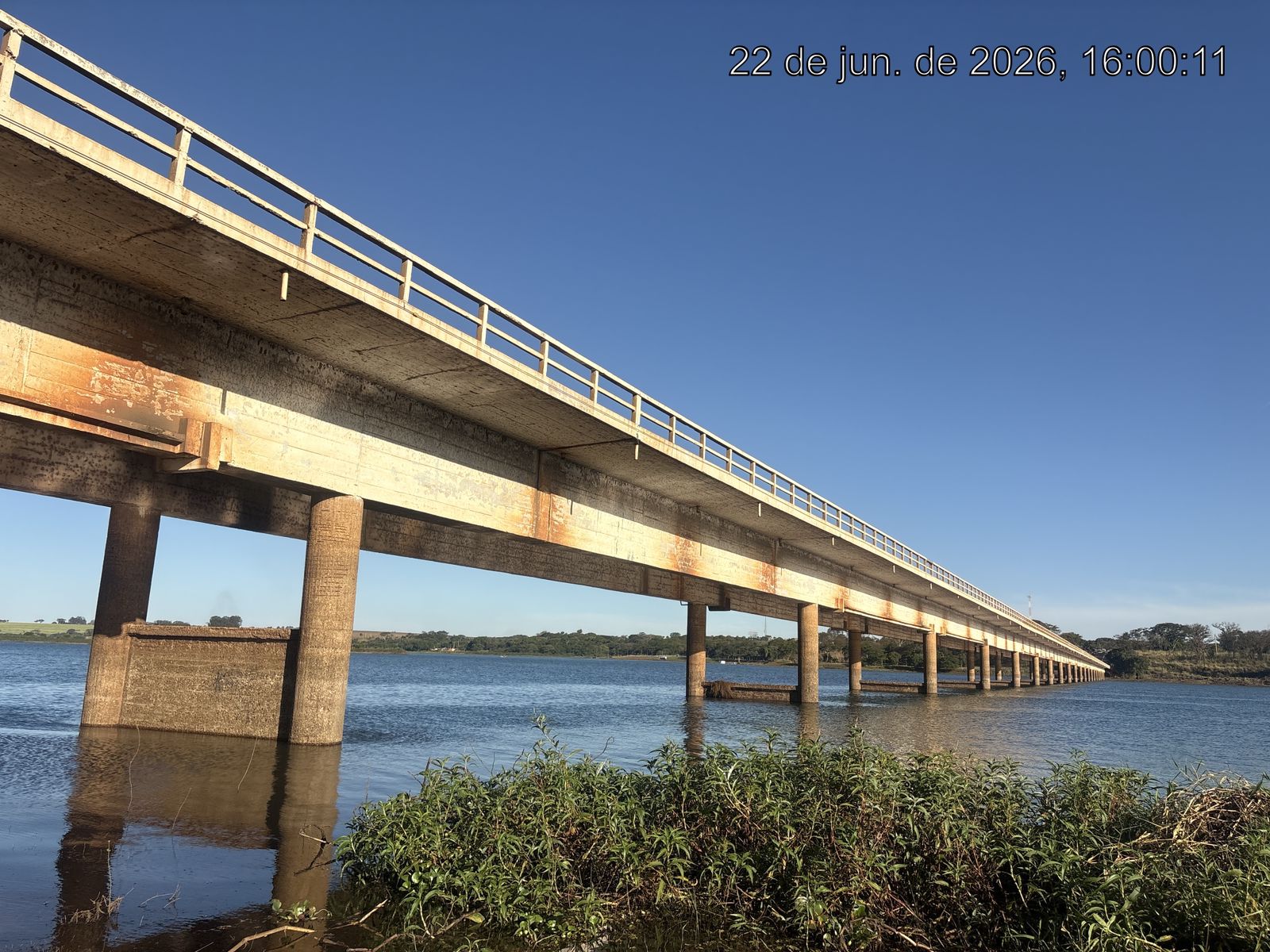 Ponte na divisa São Paulo/Minas passa por manutenção do DNIT