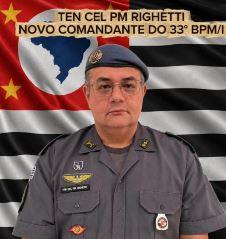 Tenente Coronel Righetti assume comando do 33º BPMI