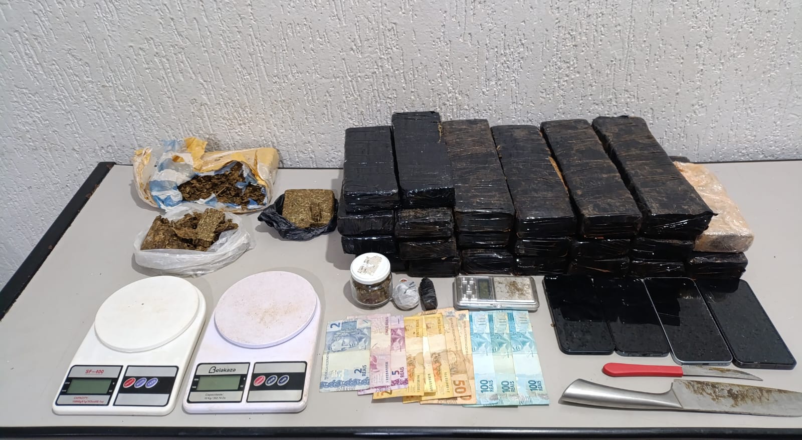 Polícia Militar apreende mais de 18 kg de  maconha em Olímpia