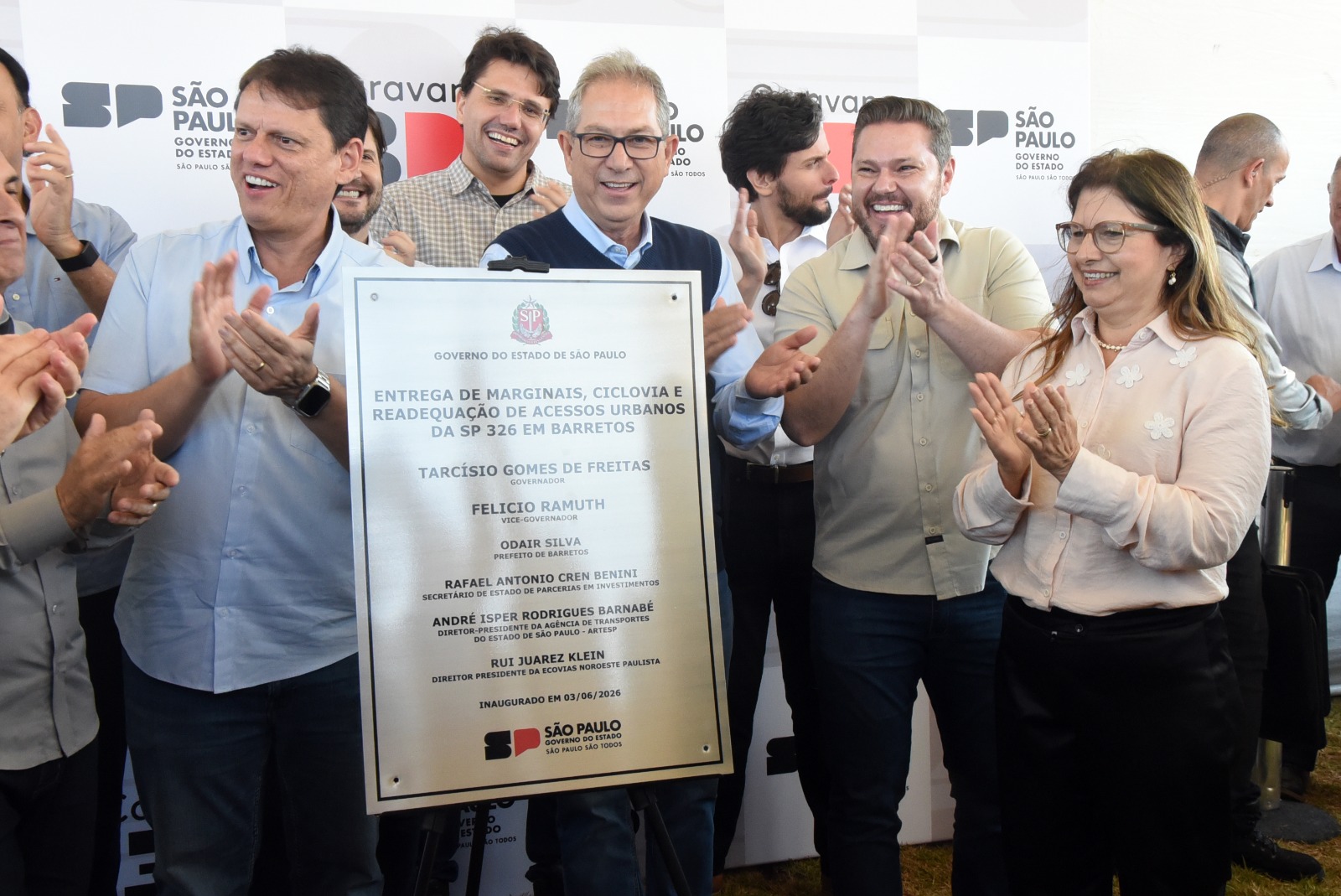 Governo do estado entrega marginais, ciclovia e acessos urbanos em Barretos