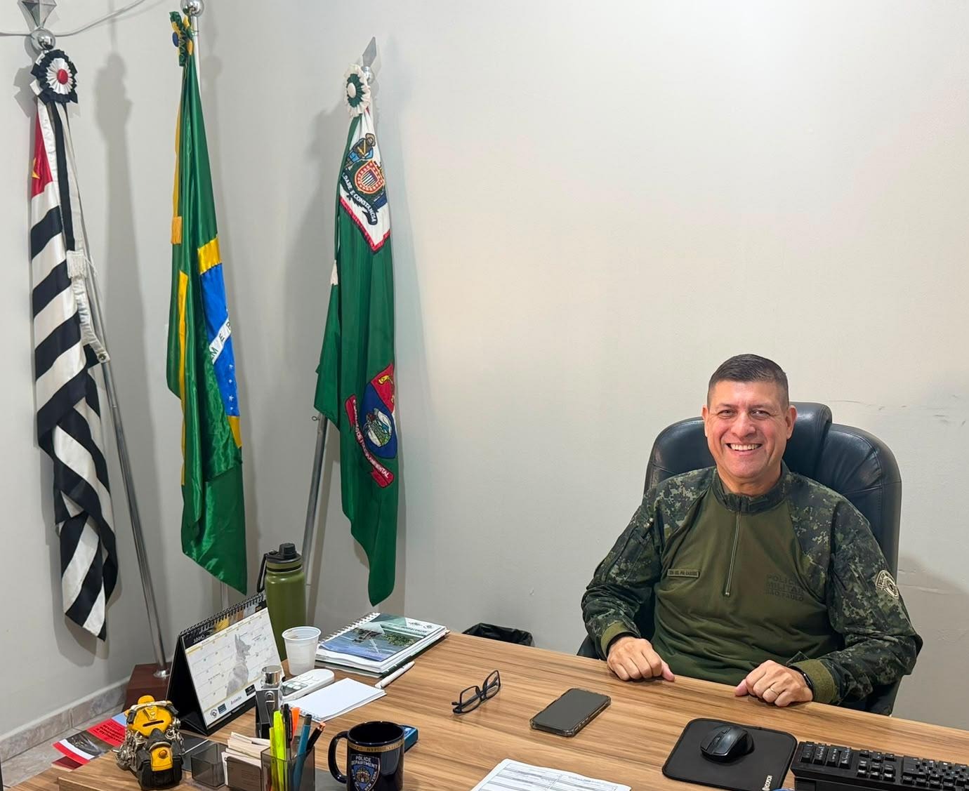 Tenente Coronel  Cassius assumi o comando do 4º Batalhão de Polícia Militar Ambiental