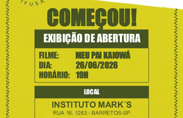Instituto Mark’s integra a 15ª Mostra Cinema e Direitos Humanos com sessões gratuitas em Barretos a partir desta sexta-feira (26/06)