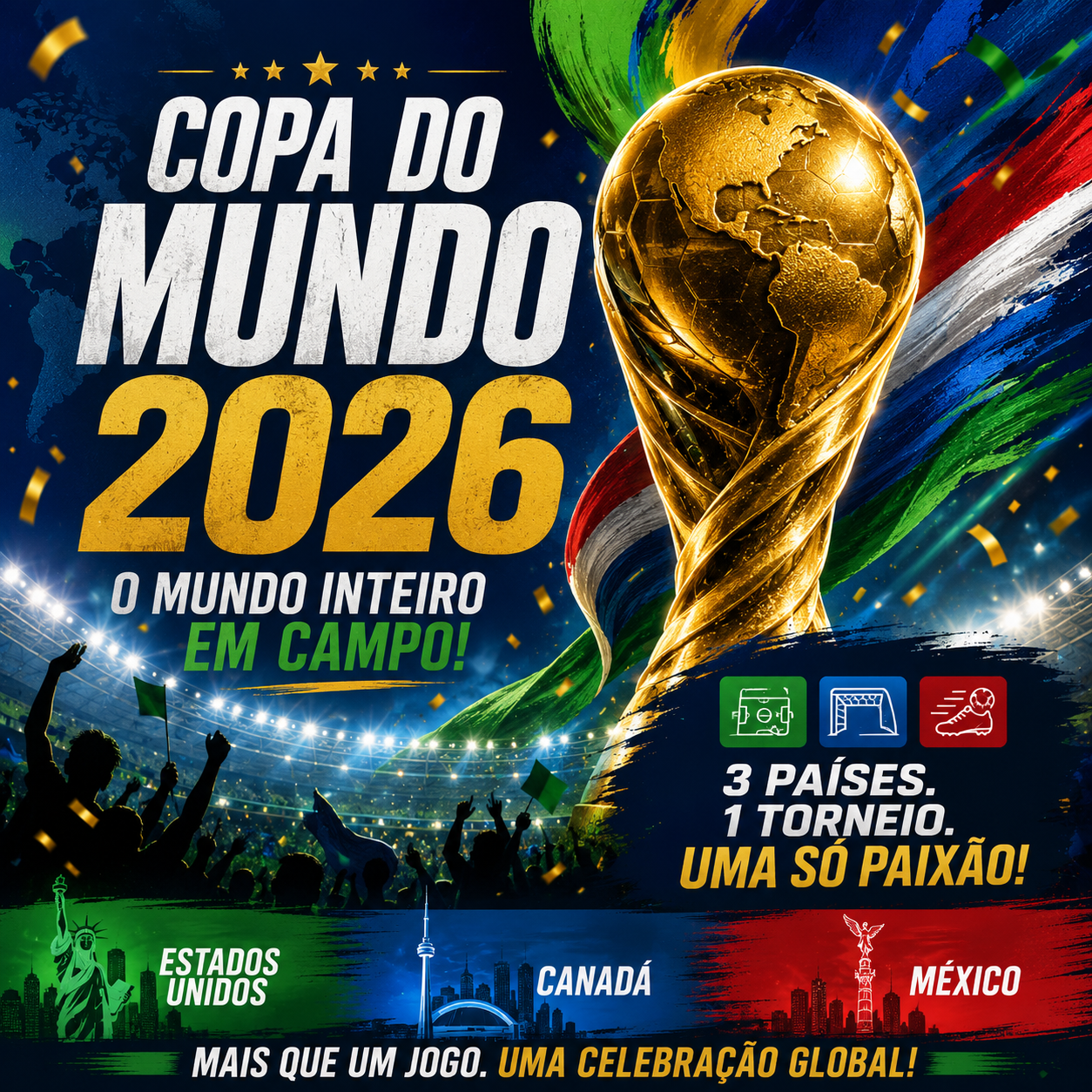 Brasil estreia hoje na Copa do Mundo contra Marrocos