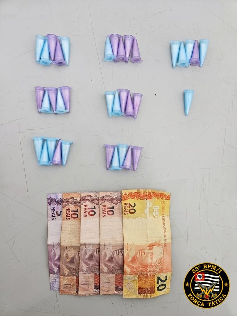 Força Tática apreende drogas e detém suspeito por tráfico no bairro Dom Bosco