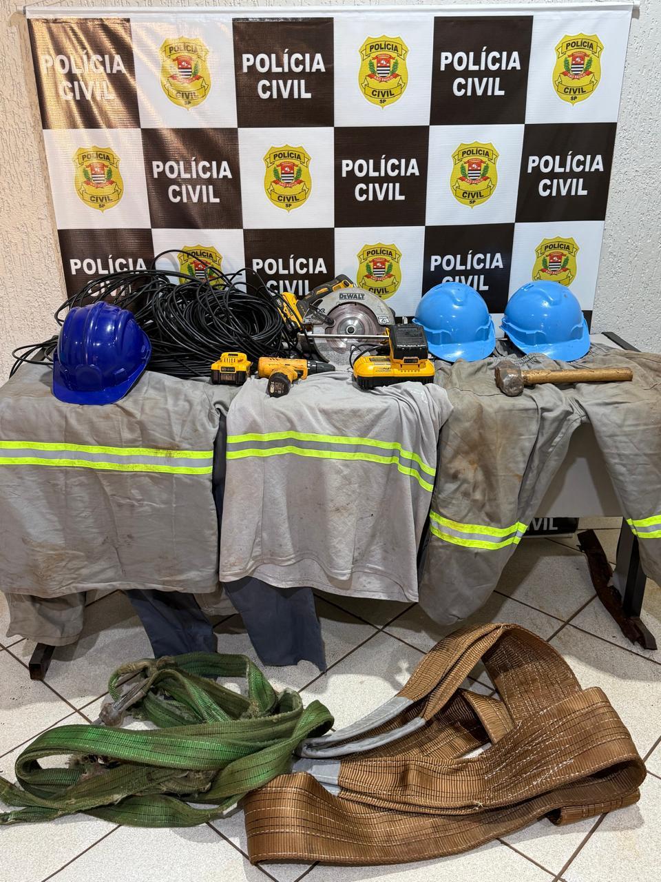 Polícia Civil prende envolvidos em furtos de  cabos metálicos