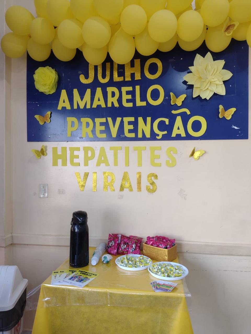 Ações do mês de prevenção a hepatites foram concluídas com mais de 100 testagens no “Dia D” realizado nesta quinta, 30