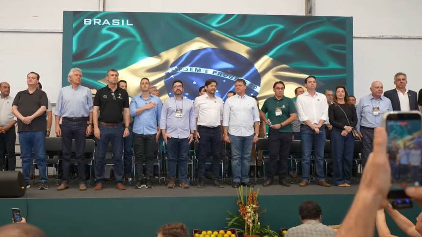 Governador e secretário participam da abertura da Coopercitrus Expo 2026